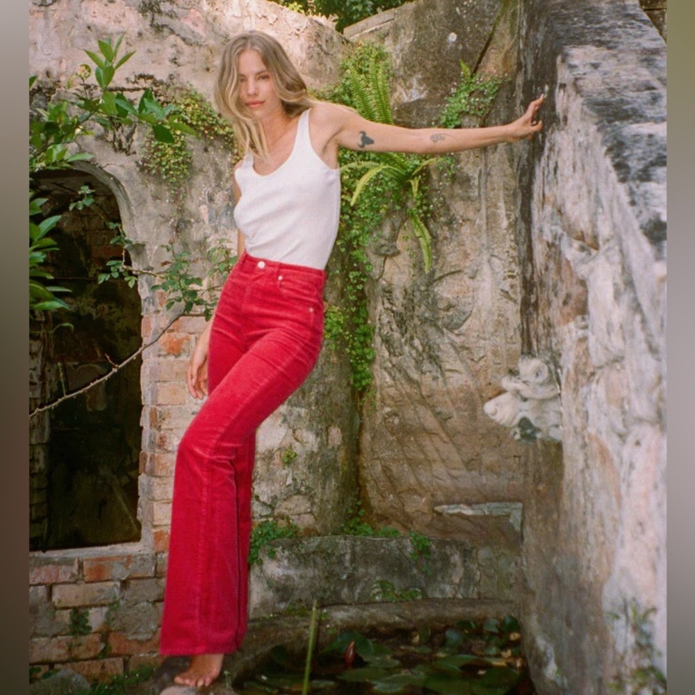 Rolla’s Dusters Bootcut In Ruby Red - image 1